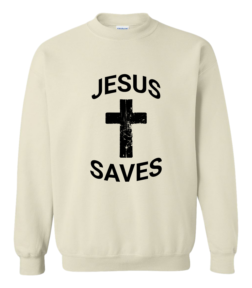 Luce Amorè "Jesus Saves" Crewneck