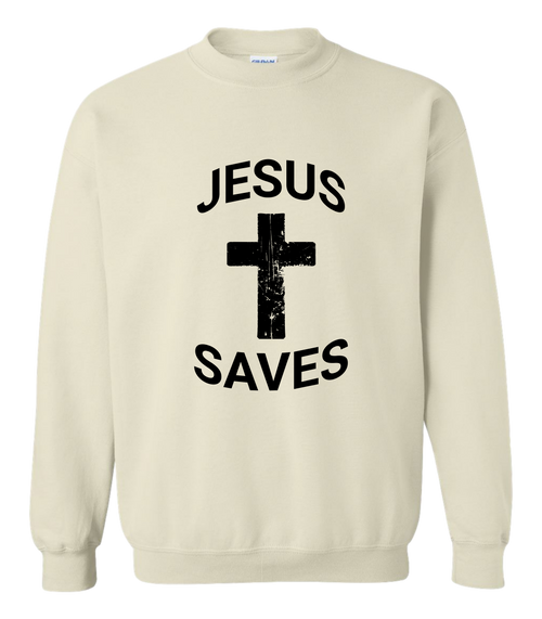 Luce Amorè "Jesus Saves" Crewneck