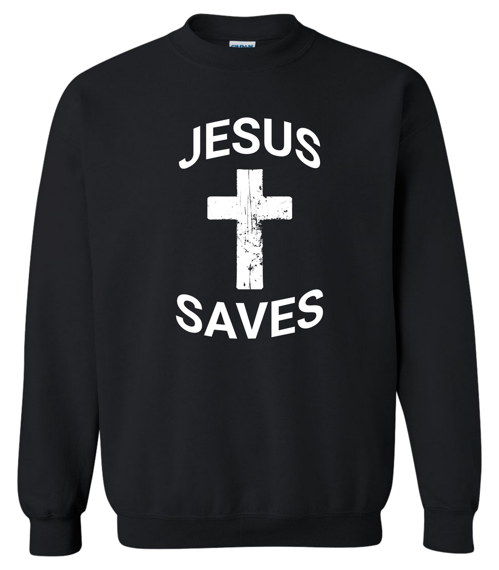 Luce Amorè "Jesus Saves" Crewneck
