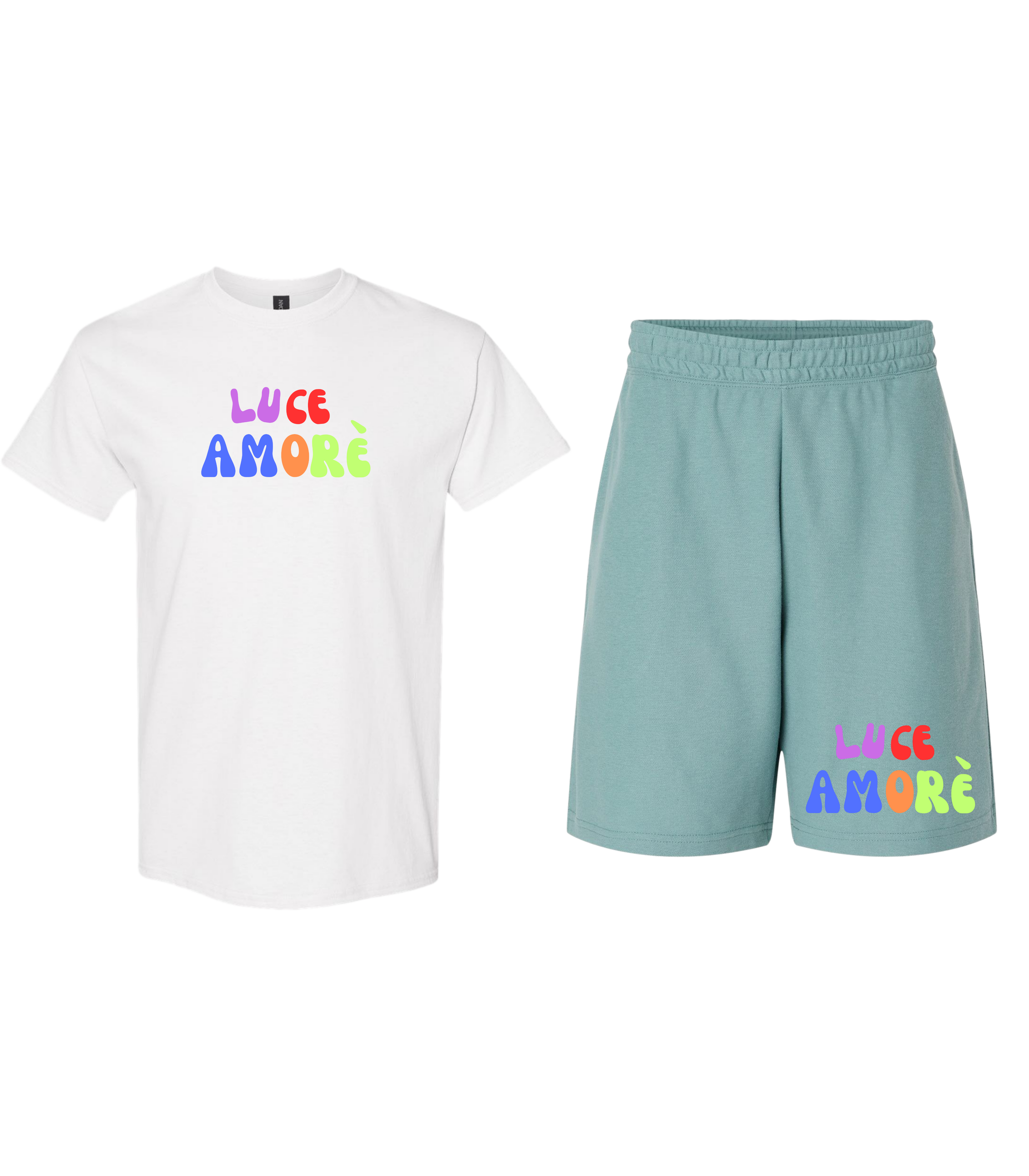 "Electric Dream" Short Set